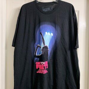 On Your Feet! Women's Black Souvenir Shirt, Size XXL